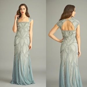 Frock & Frill Brand Cap Sleeve Beaded Forma Maxi